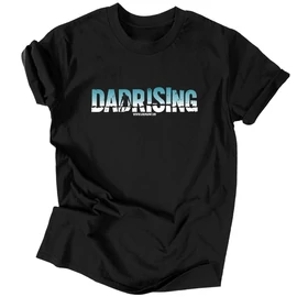 Dad Rising férfi póló (Fekete)