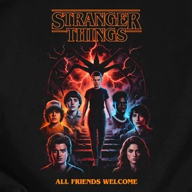 All friends welcome (Oversize Fekete)
