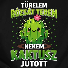 Rózsát terem póló (Fekete)