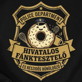 Hivatalos fánktesztelő póló (Fekete)