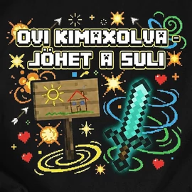 Ovi kimaxolva gyerek póló (Fekete)