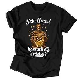 Kossuth díj érdekel? póló (Fekete)