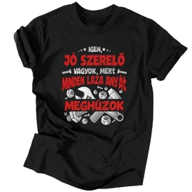 Jó szerelő  póló (Fekete)