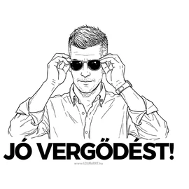 Jó vergődést! fém bögre (Fehér)