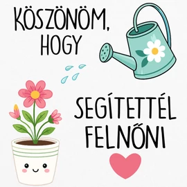 Köszönöm, hogy segítettél fém bögre (Fehér)