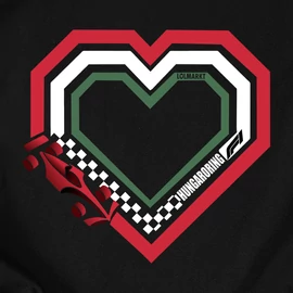 F1 - Hungaroring szív (fekete)