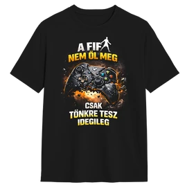 Nem öl meg, csak idegileg tönkretesz  (Oversize Fekete)