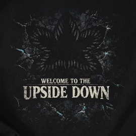 Welcome to the upside down póló (Fekete)
