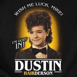 Dustin HAIRderson (Oversize Fekete)