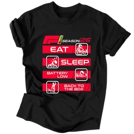 Eat Sleep F1 póló (Fekete)