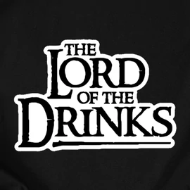 Lord of the Drinks férfi póló (fekete)