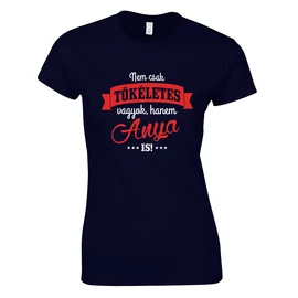 Tökéletes anya női póló (sötétkék)