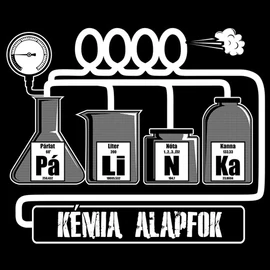 Pálinka - Kémia alapfok férfi póló (Fekete)