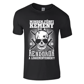 Kemény rendőrök póló (sötétkék)