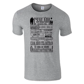 Családi szabályok póló (szürke)