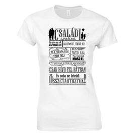 Családi szabályok női póló (fehér)