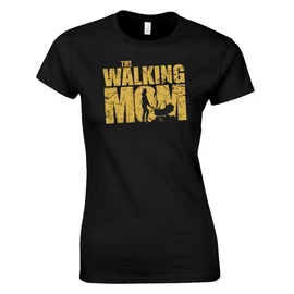 Walking mom női póló (sötétkék)
