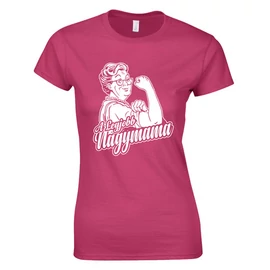 A legjobb nagymama női póló(Rózsaszín)