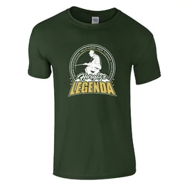 Horgász legenda póló (Sötétzöld)