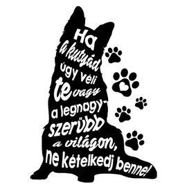 Ha a kutyád úgy véli férfi póló (fehér)