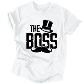Boss férfi póló (Fehér)