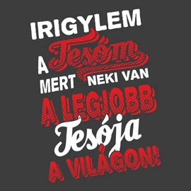 Irigylem a tesóm gyerek póló (Grafit)