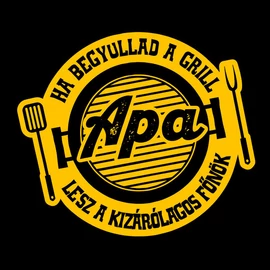 Ha begyullad a grill póló (Grafit)
