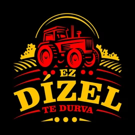 Ez dízel te durva póló (Fekete)