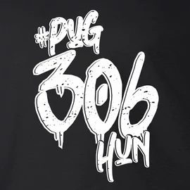#pug306hun póló (Fekete)