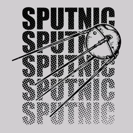 Sputnic póló (Szürke)