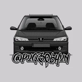 peugeot 306 S3 logo (Szürke)