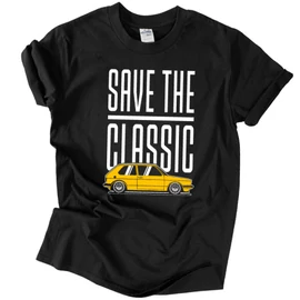 Save the Golf férfi póló (fekete)