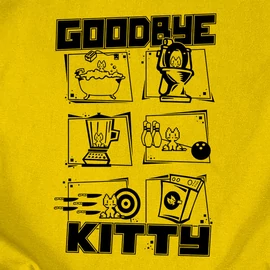 Goodbye Kitty póló (Citrom)