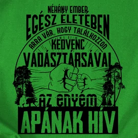 Kedvenc vadásztárs férfi póló (zöld)