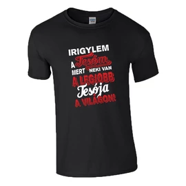 Irigylem a tesóm póló (fekete)