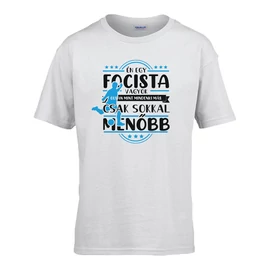 Én egy focista vagyok gyerek póló (Fehér)