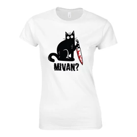 MIVAN cica női póló (Citrom)