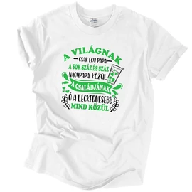 A világnak csak egy papa póló (Fehér)