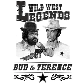 Bud and Terence férfi póló (fehér)