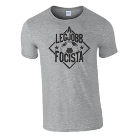 A legjobb focista férfi póló (szürke)