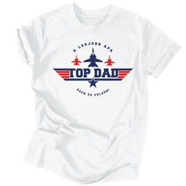 TOP DAD férfi póló (fehér)