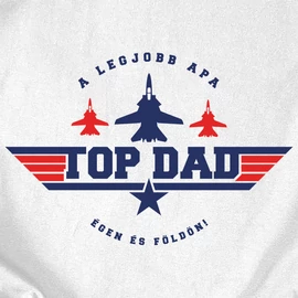 TOP DAD férfi póló (fehér)