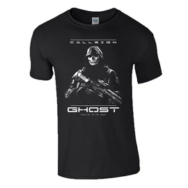 COD GHOST férfi póló(fekete)