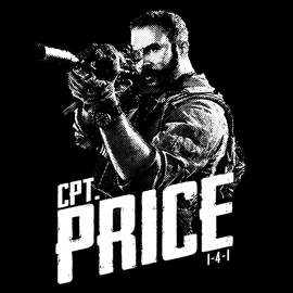 COD PRICE férfi póló(fekete)