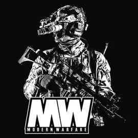 COD Modern Warfare férfi póló(fekete)