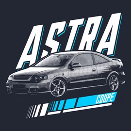G Astra Coupe férfi póló (sötétkék)