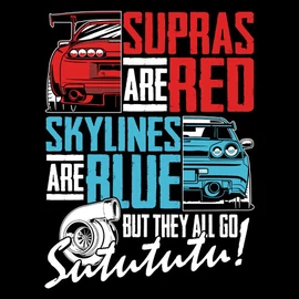 SUPRAS &amp; SKYLINES férfi póló (fekete)