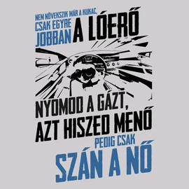 Az irodalom visszavág az M7-esen is póló (Szürke)