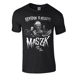 NEKÜNK IS KELLETT MASZK férfi póló (fekete)