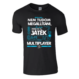 EZ MULTIPLAYER férfi póló (fekete)